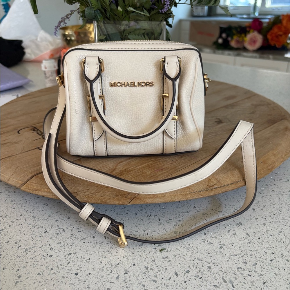 Michael Kors Cream Mini Bag
